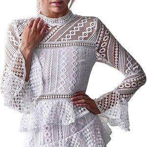 Long Sleeve Lace Dress